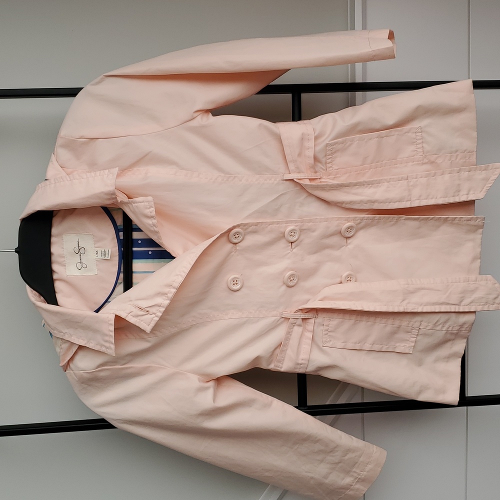 Kids Jessica Simpson Double-Breasted Trench Jacket